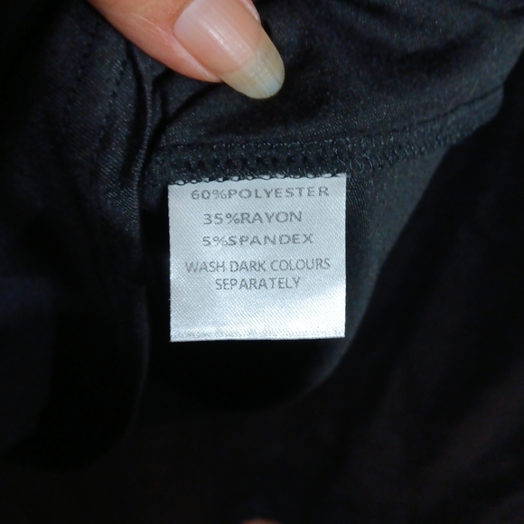 NWT XIEERDUO fashion black t-shirt - Picture 4 of 7